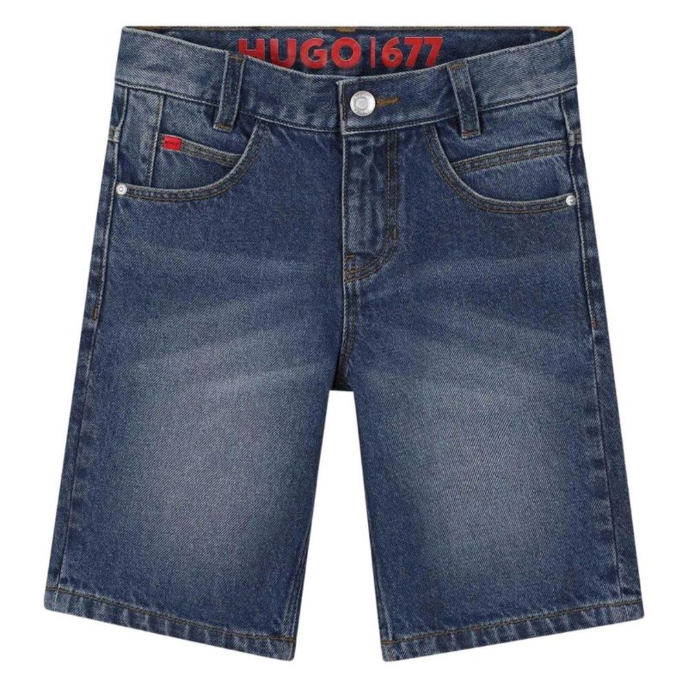 Hugo Childrens/Kids 677 Denim Shorts / Blue